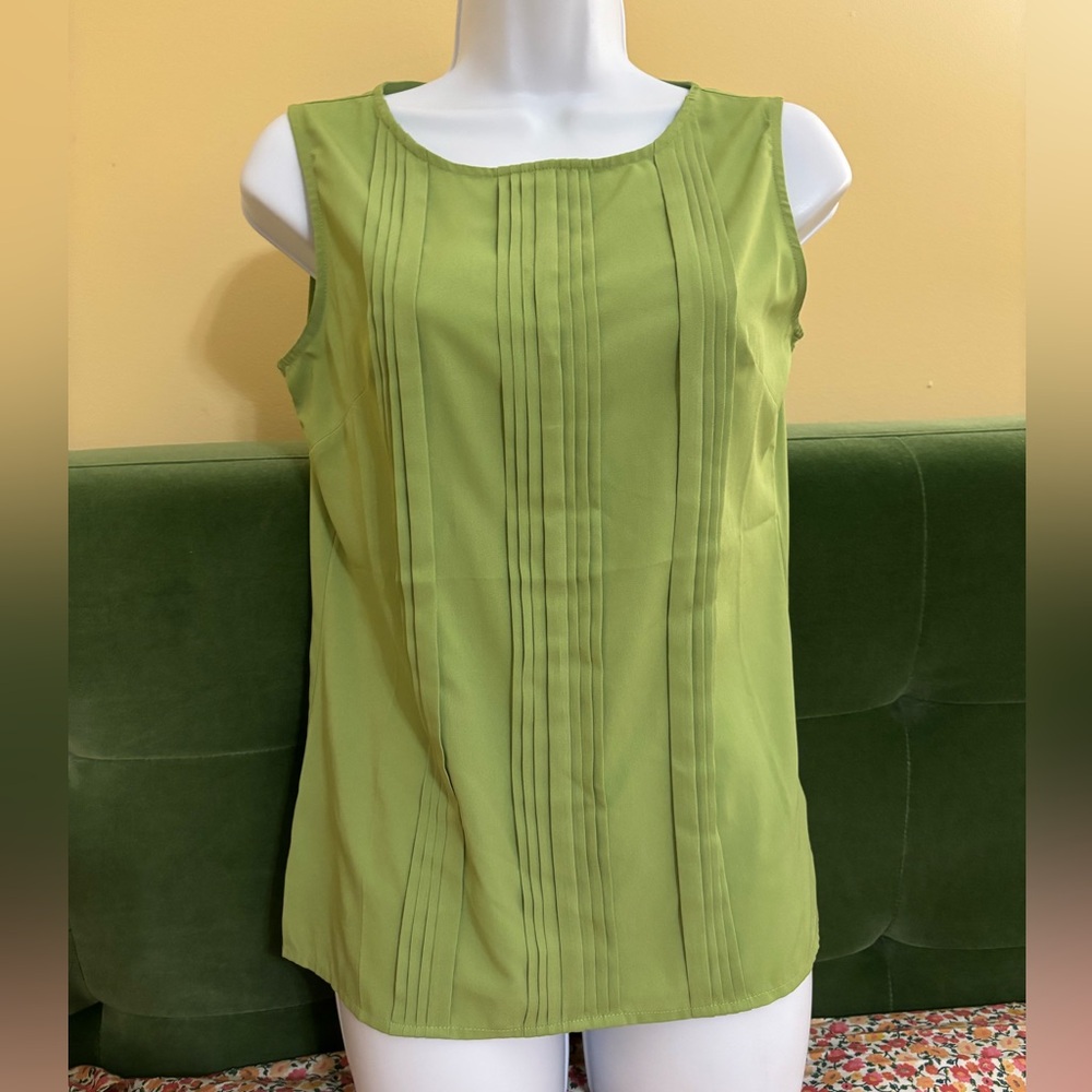 Banana Republic Green Tank Top Blouse Size Extra Small XS